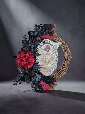 Romantic Halloween wreath